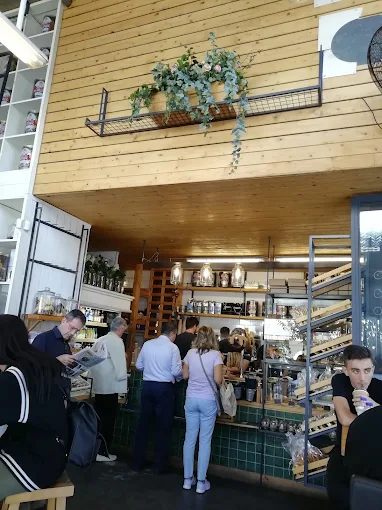 Barista counter και μηχανή espresso